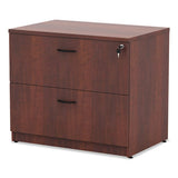 Alera Valencia Series Two Drawer Lateral File, 34w X 22.75d X 29.5h, Cherry