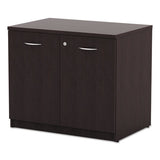 Alera Valencia Series Storage Cabinet, 34 1-8w X 22 7-8d X 29 1-2h, Espresso