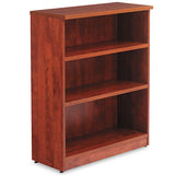 Alera Valencia Series Bookcase, Three-shelf, 31 3-4w X 14d X 39 3-8h, Med Cherry