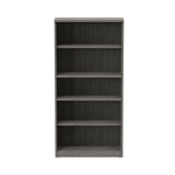 Alera Valencia Series Bookcase, Four-shelf, 31.75w X 14d X 64.75h, Gray