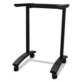 Alera Valencia Series Training Table T-leg Base, 54w X 19 3-4d X 28 1-2h, Black