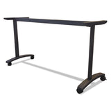 Alera Valencia Series Training Table T-leg Base, 54w X 19 3-4d X 28 1-2h, Black