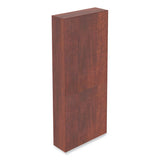 Alera Valencia Series Square Corner Bookcase, Seven-shelf, 35.63w X 11.81d X 83.86h, Cherry