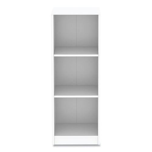 Three-shelf Narrow-footprint Bookcase, 15.75