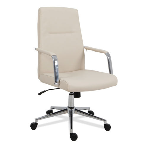 Workspace By Alera Leather Task Chair, Supports Up To 275 Lb, 18.19
