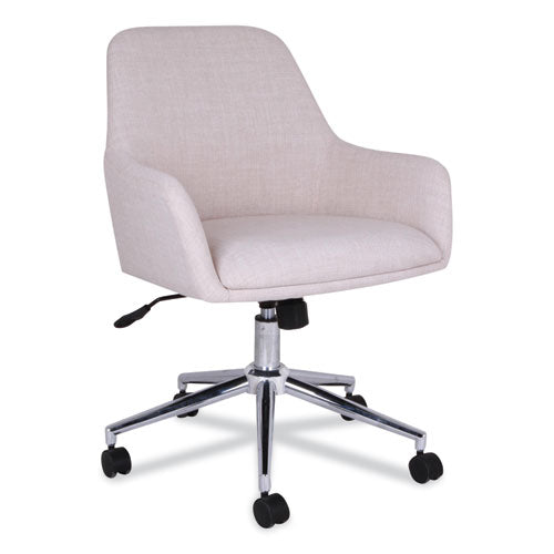 Workspace By Alera Mid-century Task Chair, Supports Up To 275 Lb, 18.9