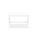 Workspace By Alera Farmhouse Writing Desk, 47.24" X 23.62" X 29.53", White