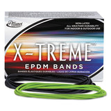 X-treme Rubber Bands, Size 117b, 0.08" Gauge, Lime Green, 1 Lb Box, 200-box