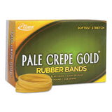 Pale Crepe Gold Rubber Bands, Size 32, 0.04" Gauge, Crepe, 1 Lb Box, 1,100-box