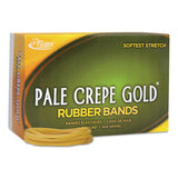 Pale Crepe Gold Rubber Bands, Size 33, 0.04" Gauge, Crepe, 1 Lb Box, 970-box