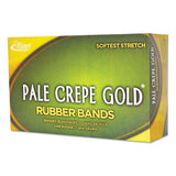Pale Crepe Gold Rubber Bands, Size 64, 0.04" Gauge, Crepe, 1 Lb Box, 490-box