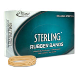 Sterling Rubber Bands, Size 19, 0.03" Gauge, Crepe, 1 Lb Box, 1,700-box