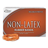 Non-latex Rubber Bands, Size 33, 0.04" Gauge, Orange, 1 Lb Box, 720-box