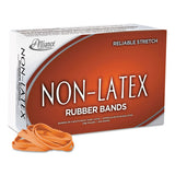 Non-latex Rubber Bands, Size 64, 0.04" Gauge, Orange, 1 Lb Box, 380-box