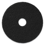 Stripping Pads, 13" Diameter, Black, 5-ct