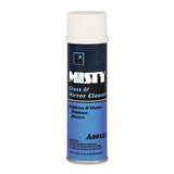 Glass And Mirror Cleaner With Ammonia, 19 Oz Aerosol, 12-carton