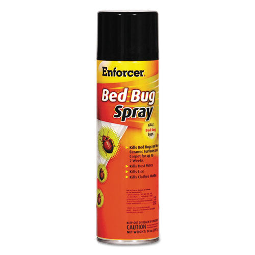 Bed Bug Spray, 14 Oz Aerosol, For Bed Bugs-dust Mites-lice-moths, 12-carton