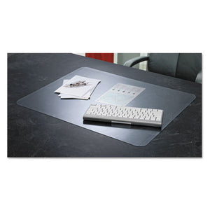 Krystalview Desk Pad With Antimicrobial Protection, 38 X 24, Gloss Finish, Clear