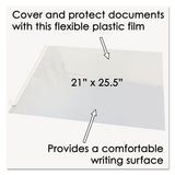 Second Sight Clear Plastic Hinged Desk Protector, 25 1-2 X 21