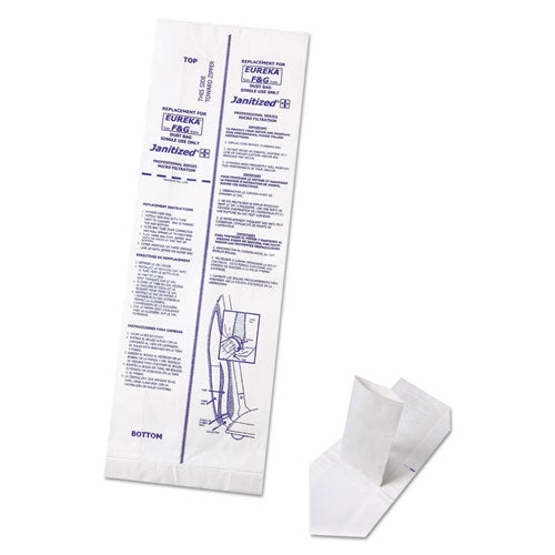 Vacuum Filter Bags Designed To Fit Eureka F And G, 100-carton