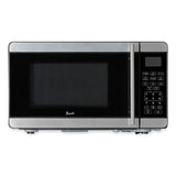 0.7 Cubic Foot Microwave Oven, 700 Watts, Stainless Steel-black