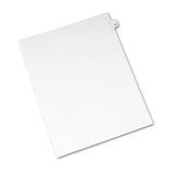 Preprinted Legal Exhibit Side Tab Index Dividers, Avery Style, 10-tab, 52, 11 X 8.5, White, 25-pack, (1052)