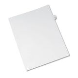 Preprinted Legal Exhibit Side Tab Index Dividers, Avery Style, 10-tab, 56, 11 X 8.5, White, 25-pack, (1056)