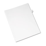 Preprinted Legal Exhibit Side Tab Index Dividers, Avery Style, 10-tab, 57, 11 X 8.5, White, 25-pack, (1057)
