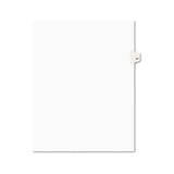 Preprinted Legal Exhibit Side Tab Index Dividers, Avery Style, 10-tab, 57, 11 X 8.5, White, 25-pack, (1057)