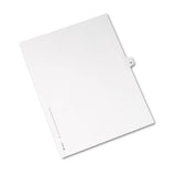 Preprinted Legal Exhibit Side Tab Index Dividers, Avery Style, 10-tab, 64, 11 X 8.5, White, 25-pack, (1064)