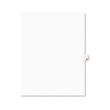 Preprinted Legal Exhibit Side Tab Index Dividers, Avery Style, 10-tab, 64, 11 X 8.5, White, 25-pack, (1064)