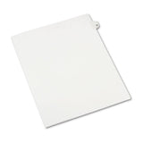 Preprinted Legal Exhibit Side Tab Index Dividers, Avery Style, 10-tab, 78, 11 X 8.5, White, 25-pack, (1078)