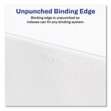 Avery-style Preprinted Legal Side Tab Divider, Exhibit I, Letter, White, 25-pack, (1379)