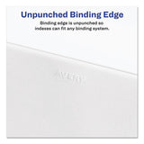 Preprinted Legal Exhibit Side Tab Index Dividers, Avery Style, 26-tab, B, 11 X 8.5, White, 25-pack, (1402)