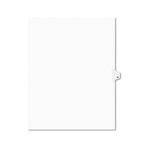 Preprinted Legal Exhibit Side Tab Index Dividers, Avery Style, 26-tab, N, 11 X 8.5, White, 25-pack, (1414)
