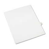Preprinted Legal Exhibit Side Tab Index Dividers, Avery Style, 26-tab, S, 11 X 8.5, White, 25-pack, (1419)