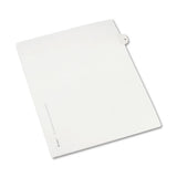Preprinted Legal Exhibit Side Tab Index Dividers, Avery Style, 26-tab, V, 11 X 8.5, White, 25-pack, (1422)
