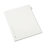 Preprinted Legal Exhibit Side Tab Index Dividers, Avery Style, 26-tab, Y, 11 X 8.5, White, 25-pack, (1425)