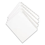 Preprinted Legal Exhibit Side Tab Index Dividers, Allstate Style, 26-tab, A To Z, 11 X 8.5, White, 1 Set, (1700)