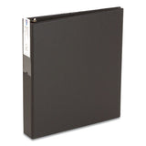 Economy Non-view Binder With Round Rings, 3 Rings, 1.5" Capacity, 11 X 8.5, Black, (4401)