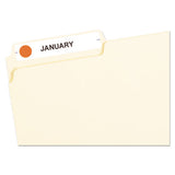 Handwrite Only Self-adhesive Removable Round Color-coding Labels, 0.5" Dia., Neon Red, 60-sheet, 14 Sheets-pack, (5051)