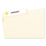 Handwrite Only Self-adhesive Removable Round Color-coding Labels, 0.5" Dia., Neon Orange, 60-sheet, 14 Sheets-pack, (5062)