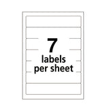Printable 4" X 6" - Permanent File Folder Labels, 0.69 X 3.44, White, 7-sheet, 36 Sheets-pack, (5202)