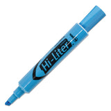 Hi-liter Desk-style Highlighters, Chisel Tip, Light Blue, Dozen, (7746)