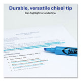 Hi-liter Desk-style Highlighters, Chisel Tip, Light Blue, Dozen, (7746)