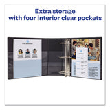 Durable Non-view Binder With Durahinge And Ezd Rings, 3 Rings, 1" Capacity, 11 X 8.5, Black, (8302)