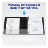 Durable Non-view Binder With Durahinge And Ezd Rings, 3 Rings, 3" Capacity, 11 X 8.5, Black, (8702)