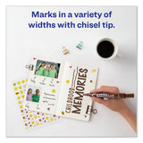 Marks A Lot Large Desk-style Permanent Marker, Broad Chisel Tip, Brown, Dozen, (8881)