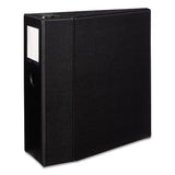 Durable Non-view Binder With Durahinge And Ezd Rings, 3 Rings, 5" Capacity, 11 X 8.5, Black, (8901)