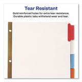 Insertable Big Tab Dividers, 8-tab, Letter